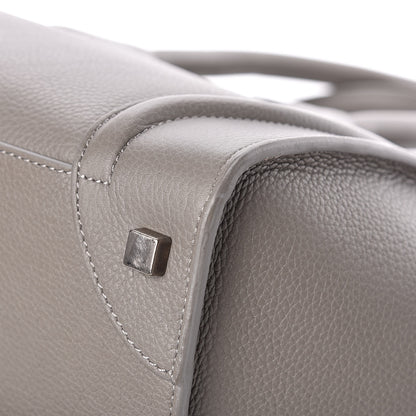 Celine Drummed Calfskin Mini Luggage Souris 15 of 16