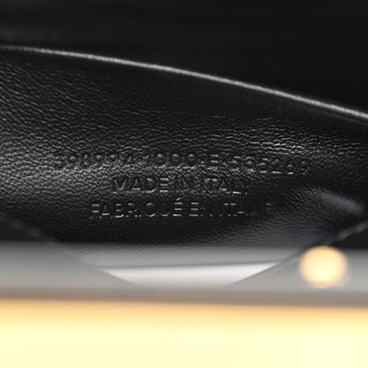 Balenciaga Calfskin Cable Flap Clutch Black 7 of 11