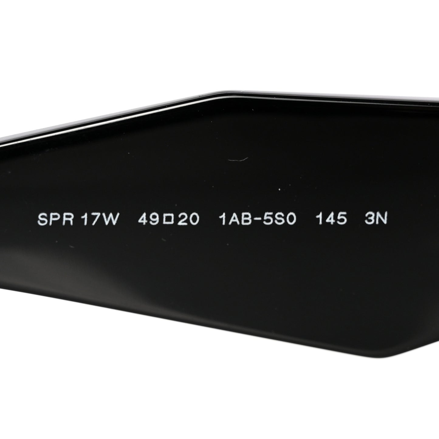 Acetate Symbole Sunglasses SPR 17W Black