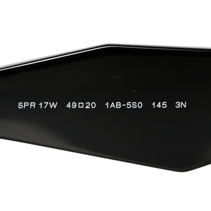 Prada Acetate Symbole Sunglasses SPR 17W Black 6 of 9
