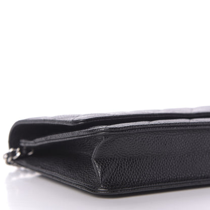 Chanel Caviar Quilted Wallet On Chain WOC Black 6 of 11