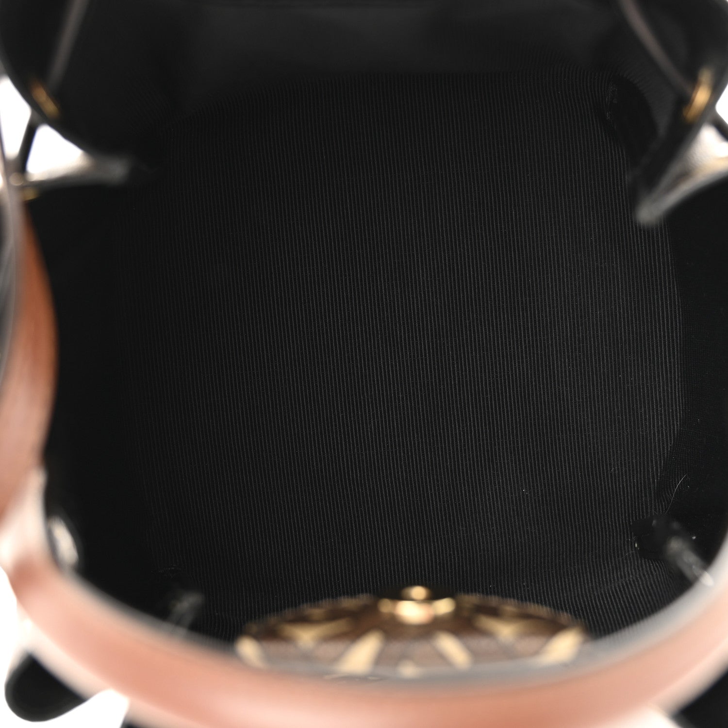 Burberry E-canvas Monogram TB Bucket Bag Bridle Brown 5 of 11