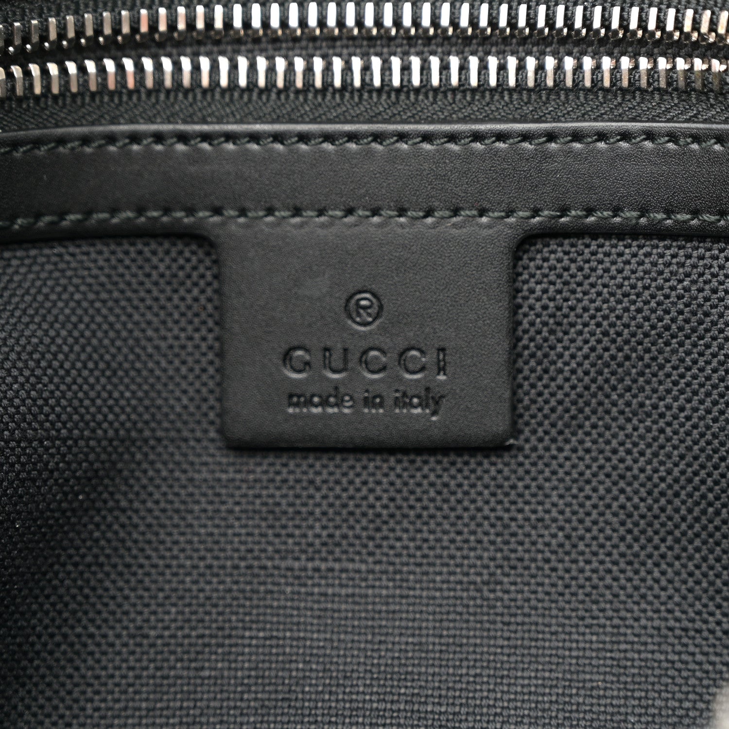 Gucci Soft GG Supreme Monogram Web Belt Bag Black Grey 6 of 12
