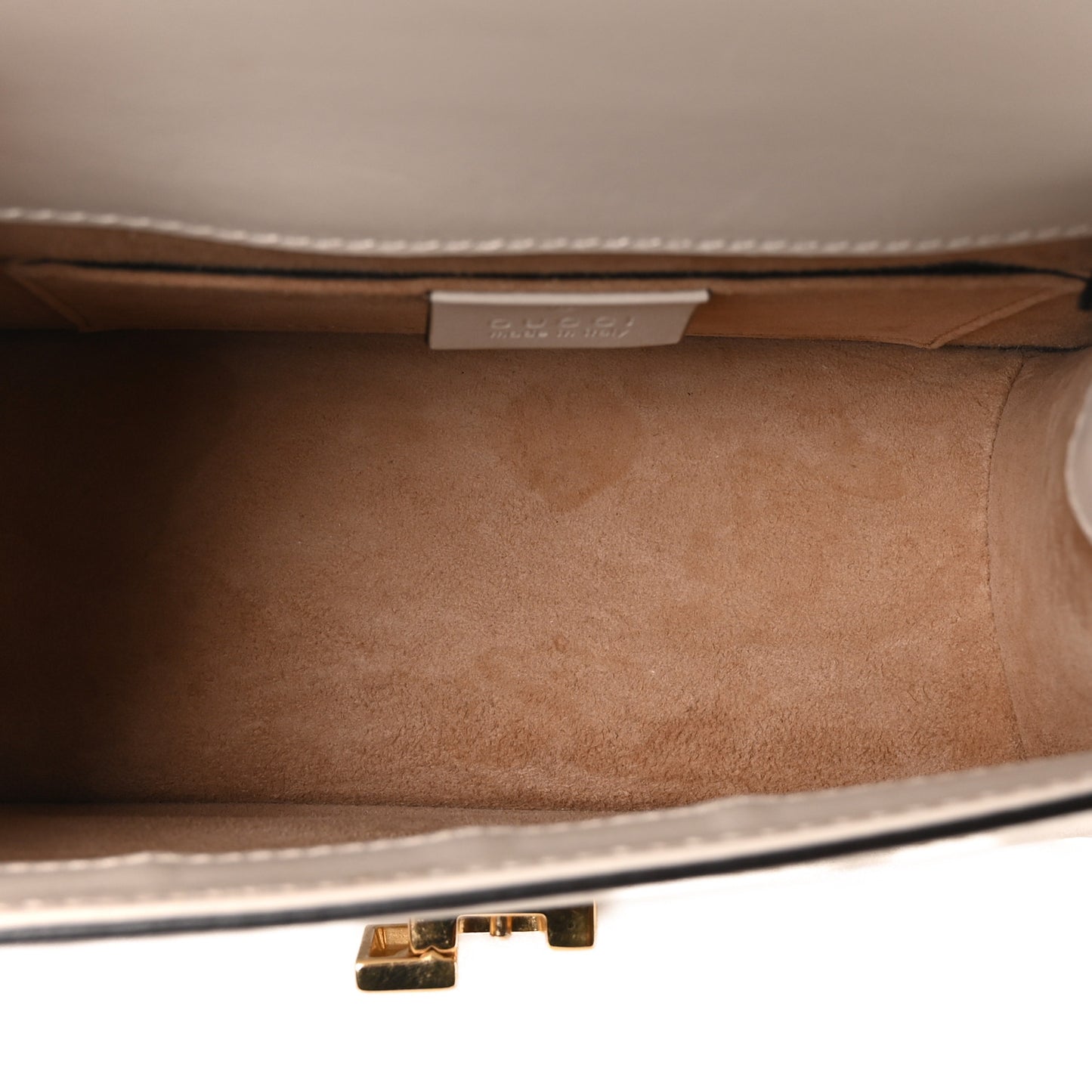 Calfskin Mini Sylvie Top Handle Bag White