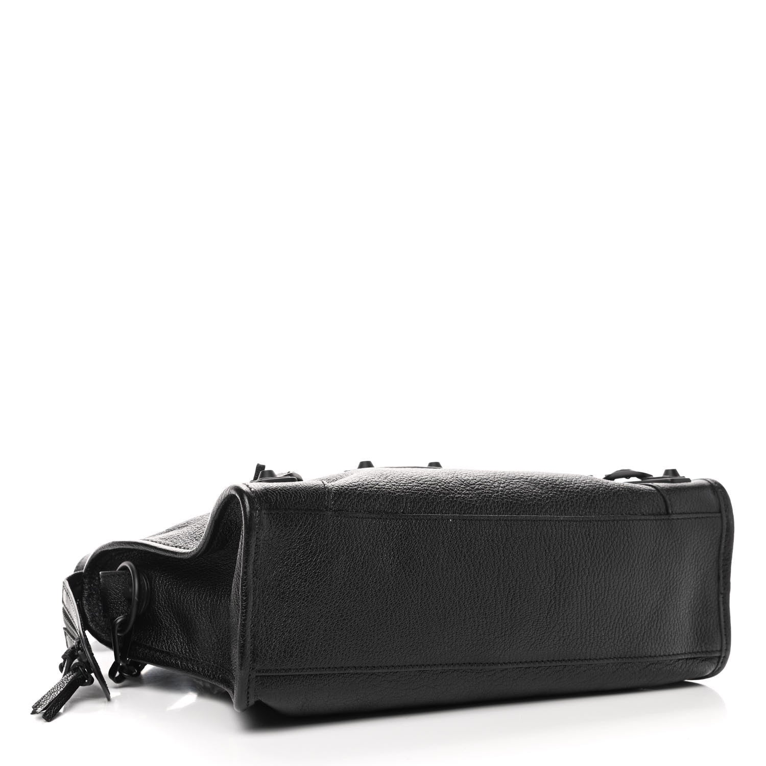 Balenciaga Chevre Black Metallic Edge Hardware S City Black 3 of 8