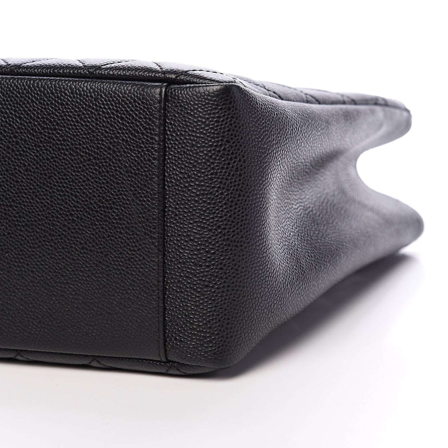 Caviar Quilted Grand Shopping Tote GST Black