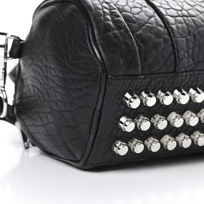 Alexander Wang Pebbled Lambskin Mini Rockie Black Rhodium Hardware 9 of 12