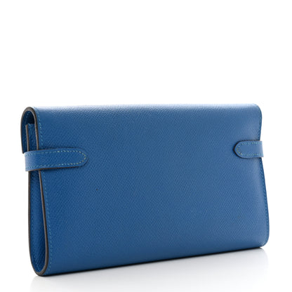 Hermes Epsom Kelly Longue Wallet Mykonos 3 of 9