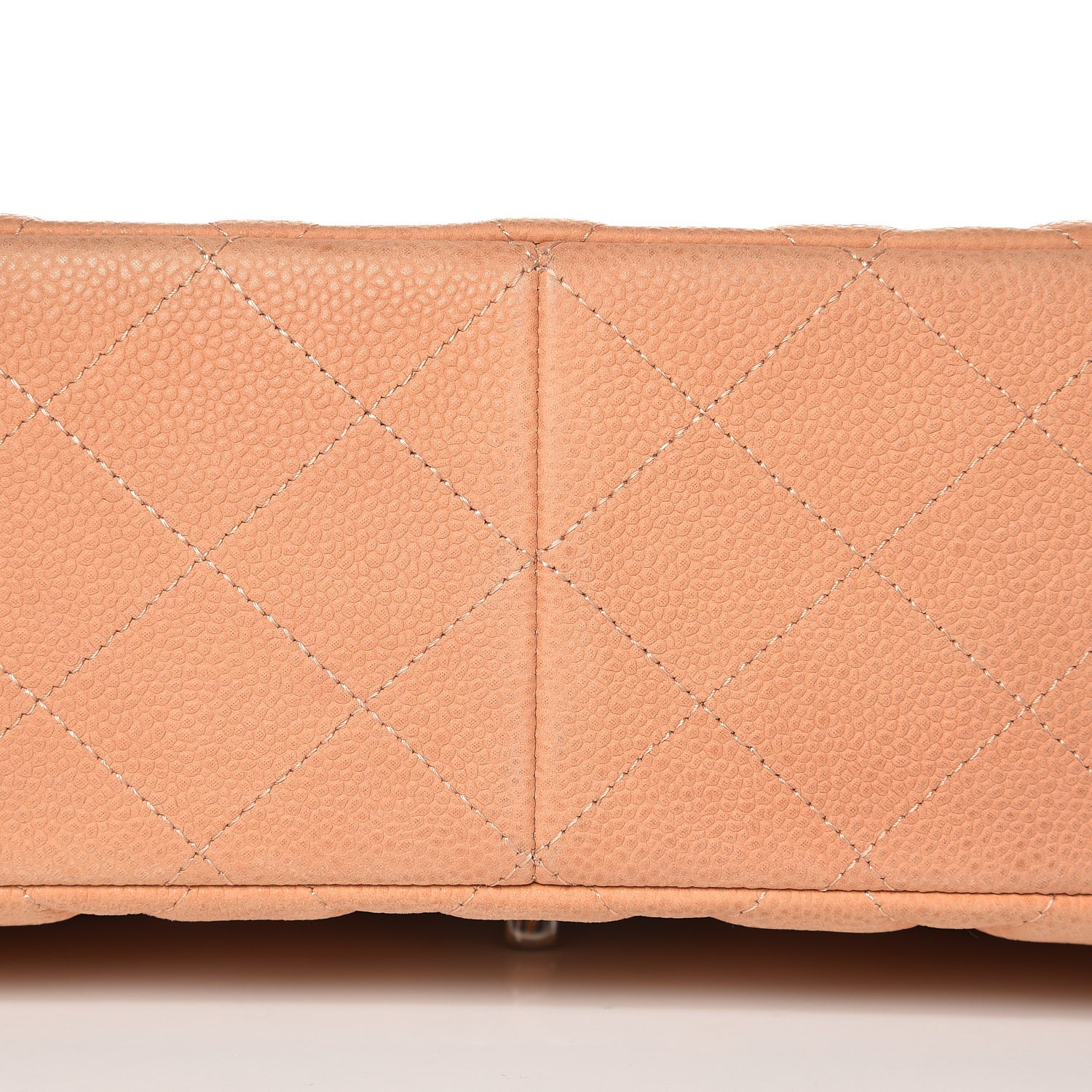 Chanel Iridescent Caviar Quilted Jumbo Double Beige 13 of 15