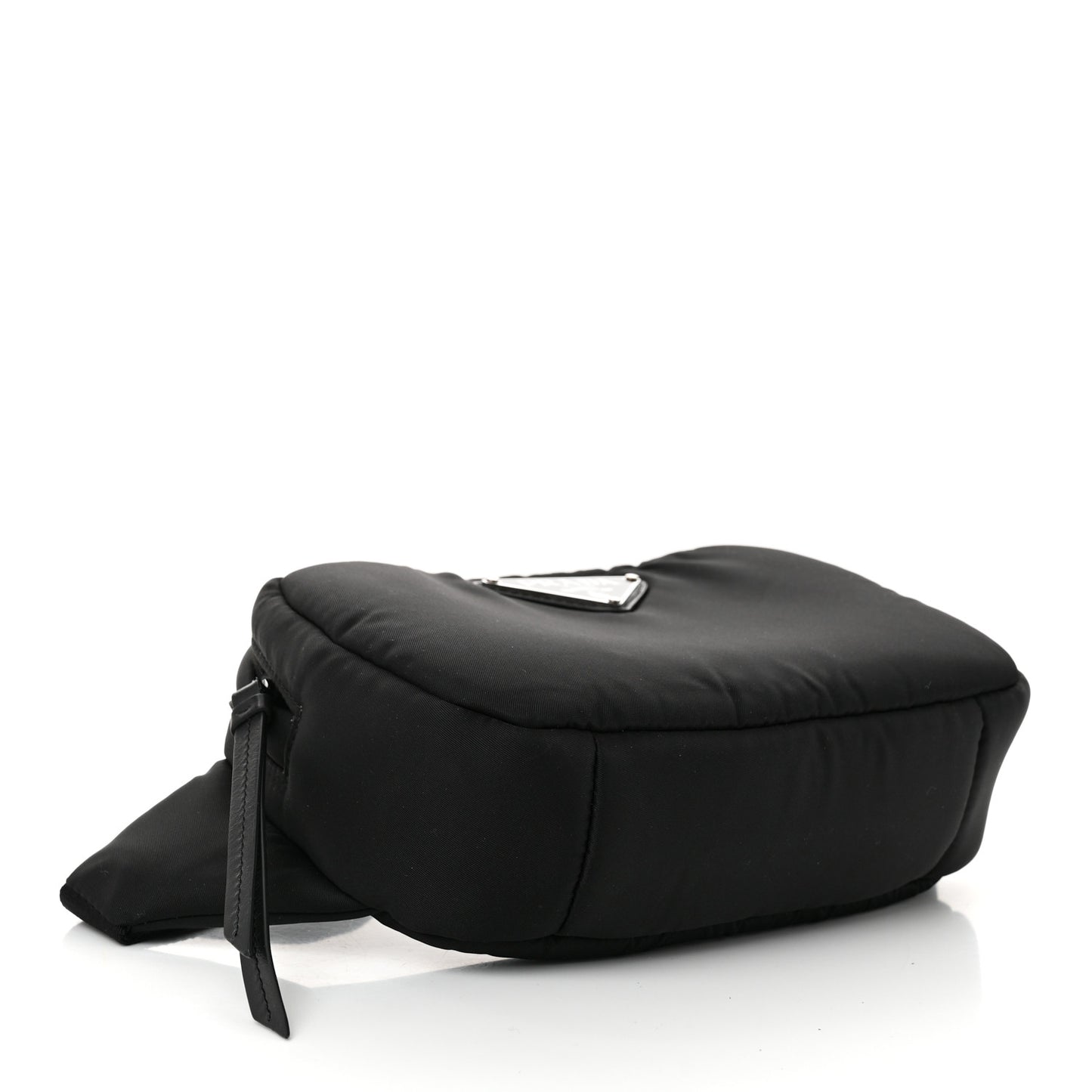 Tessuto Nylon Soft Padded Belt Bag Black