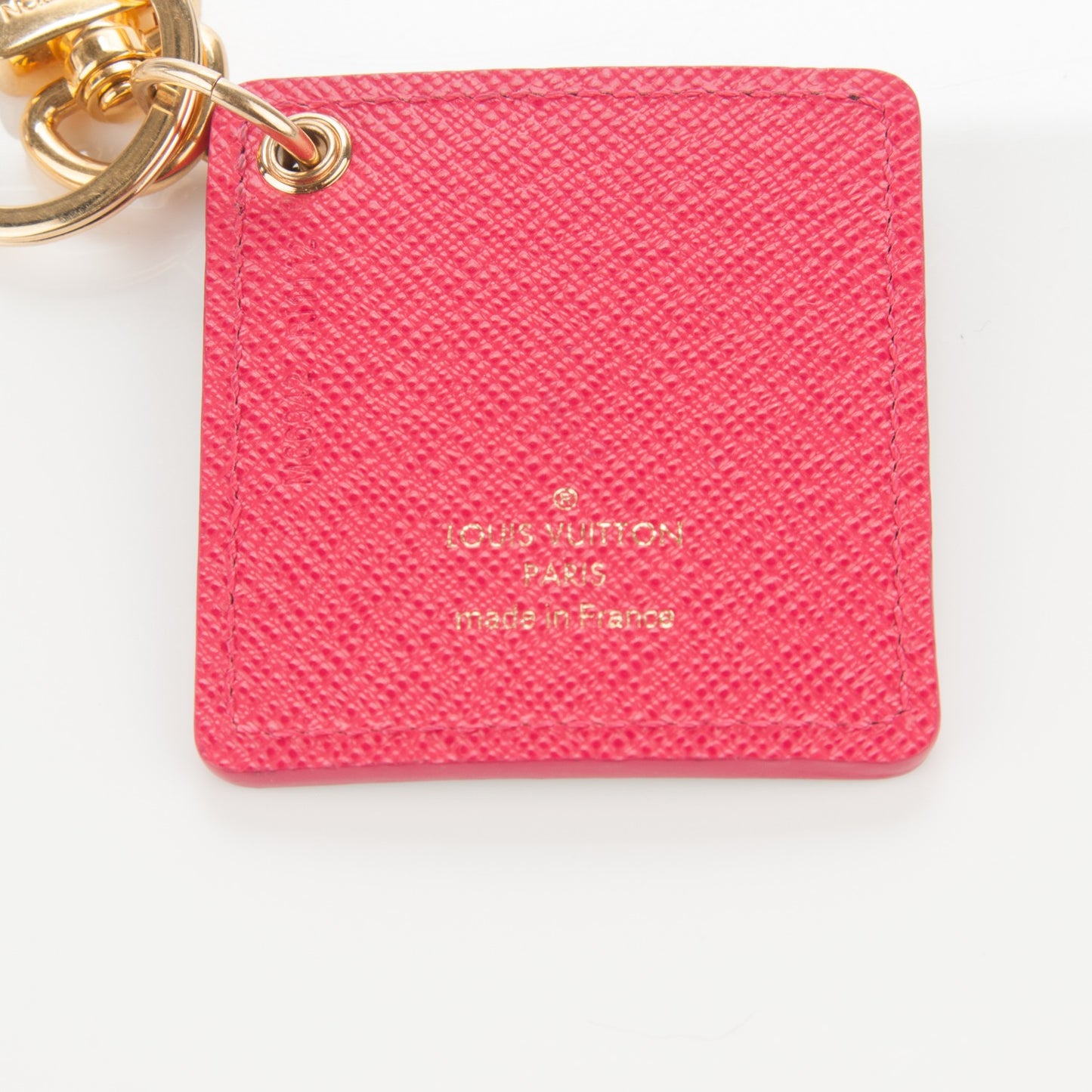 Monogram Illustre Carousel Bag Charm Key Ring Pink