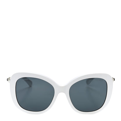Chanel Acetate Butterfly Winter Pearl Sunglasses 5339-H White 4 of 7