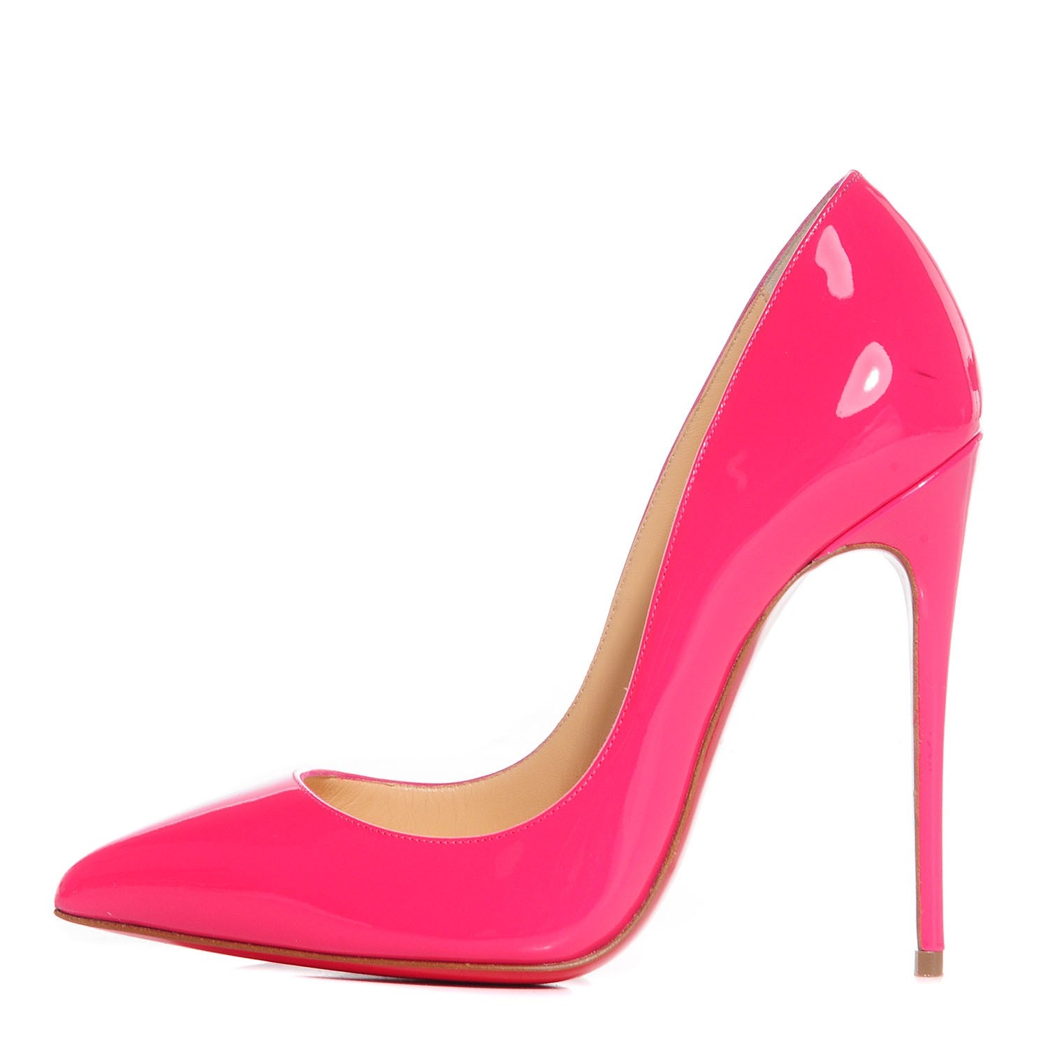 Christian Louboutin Patent So Kate 120 Pumps 35 Bonbon 1 of 4
