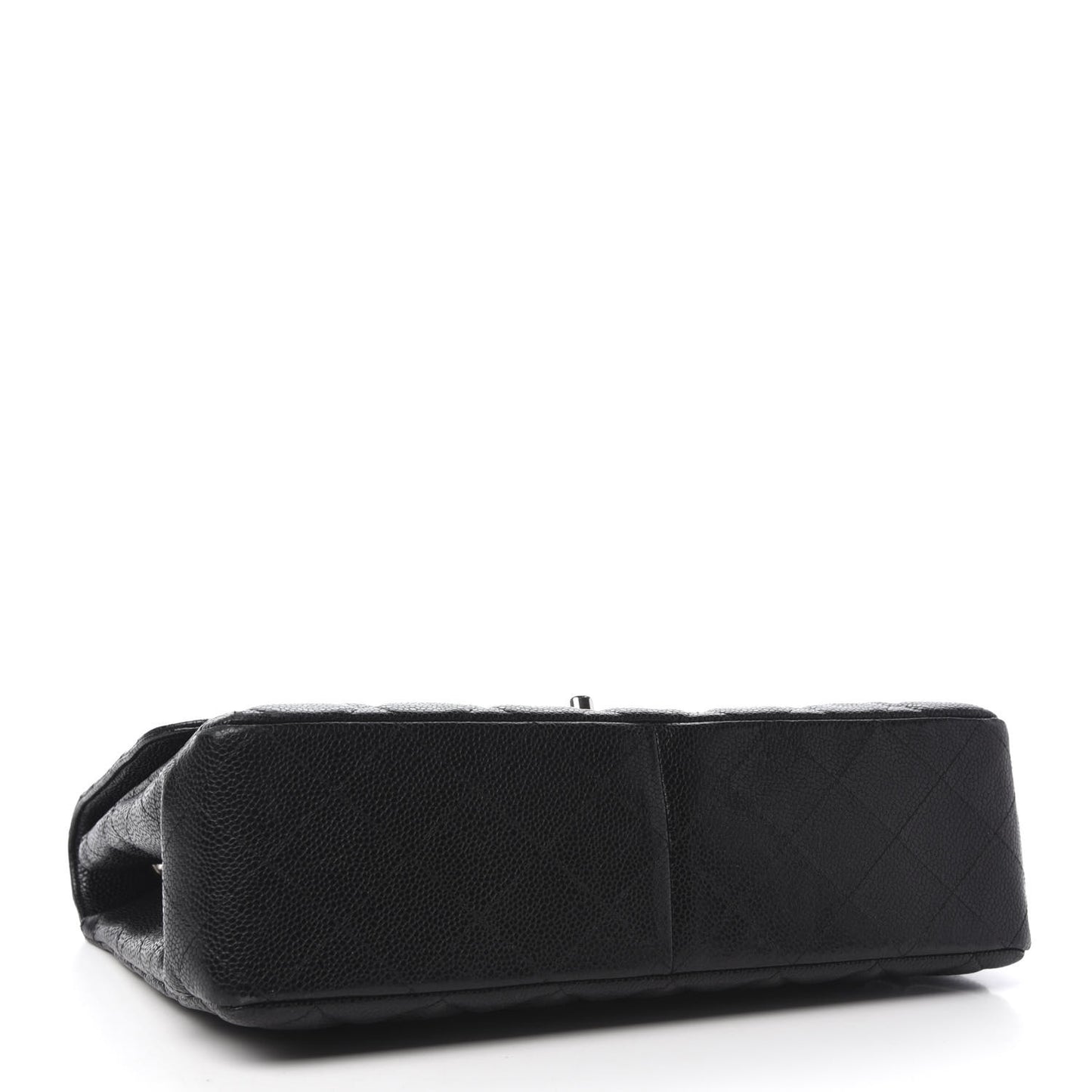 Caviar Quilted Jumbo Single Flap Black
