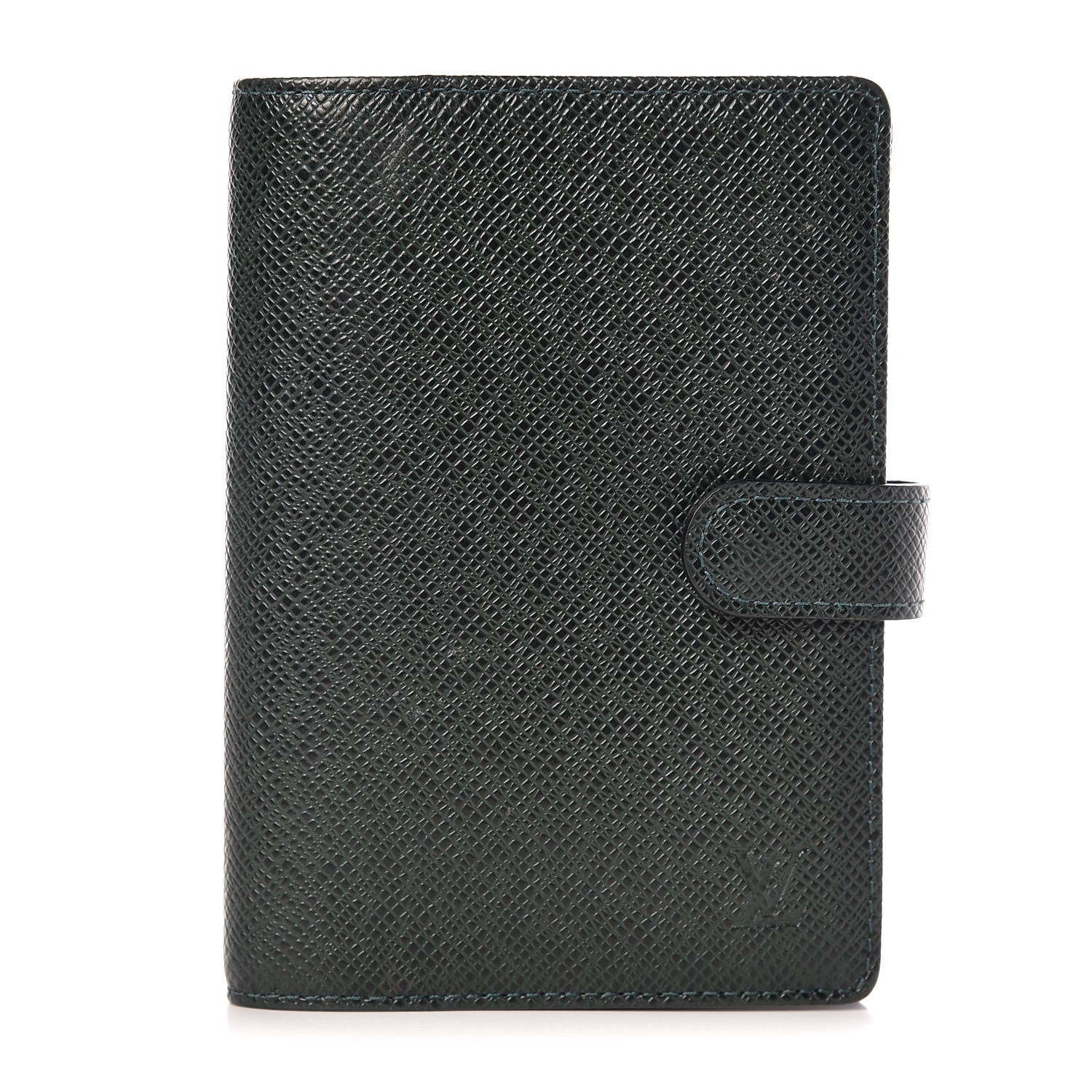 Louis Vuitton Taiga Small Ring Agenda Cover Epicea 1 of 6