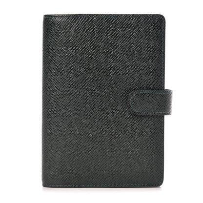 Louis Vuitton Taiga Small Ring Agenda Cover Epicea 1 of 6
