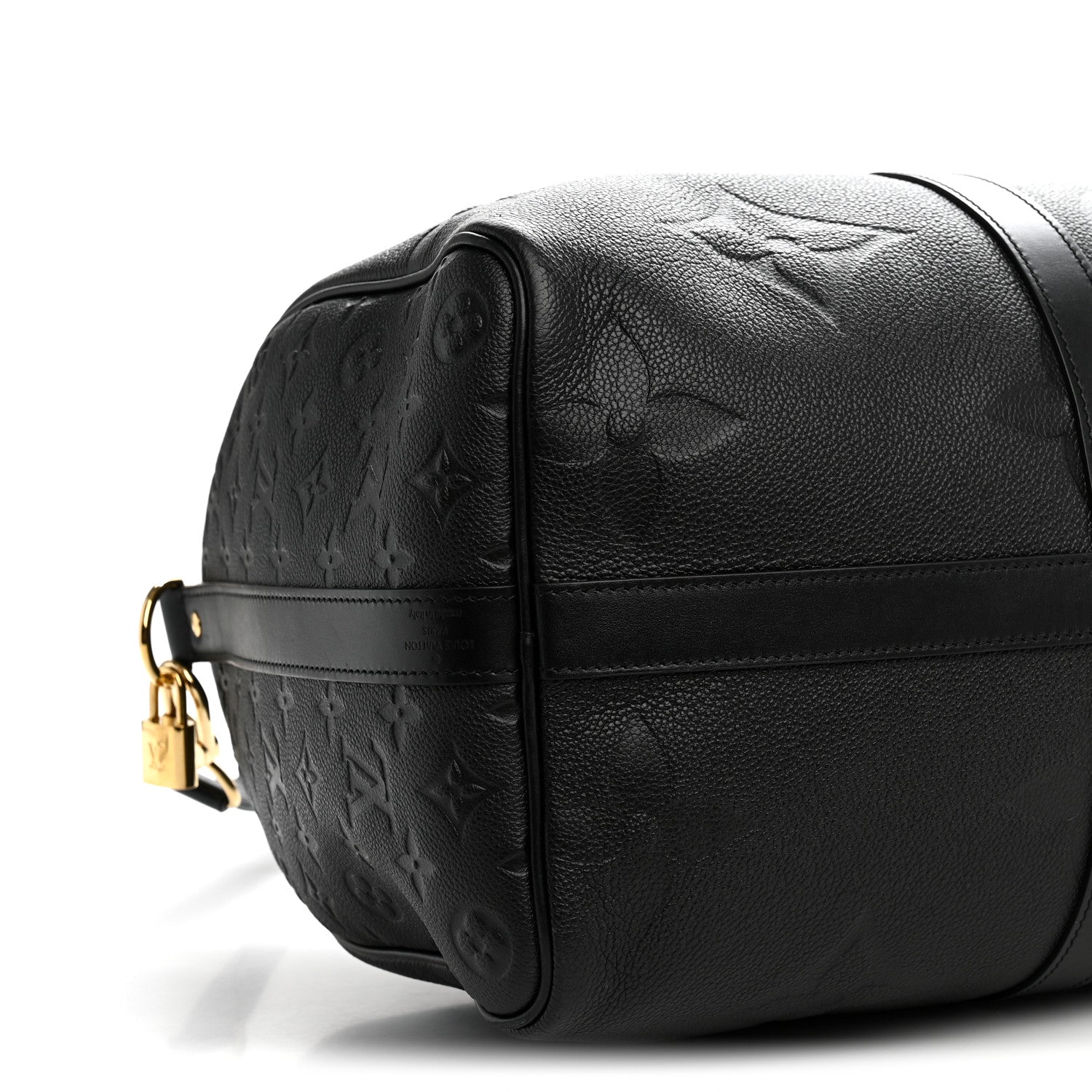 Louis Vuitton Empreinte Monogram Giant Keepall Bandouliere 45 Black 7 of 9