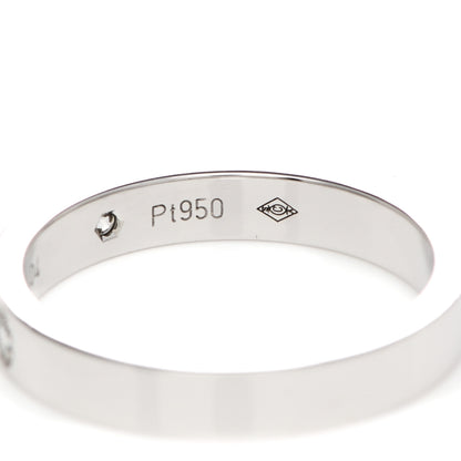 Cartier Platinum 2 Diamond 3mm C De Cartier Wedding Band Ring 50 5.25 6 of 7