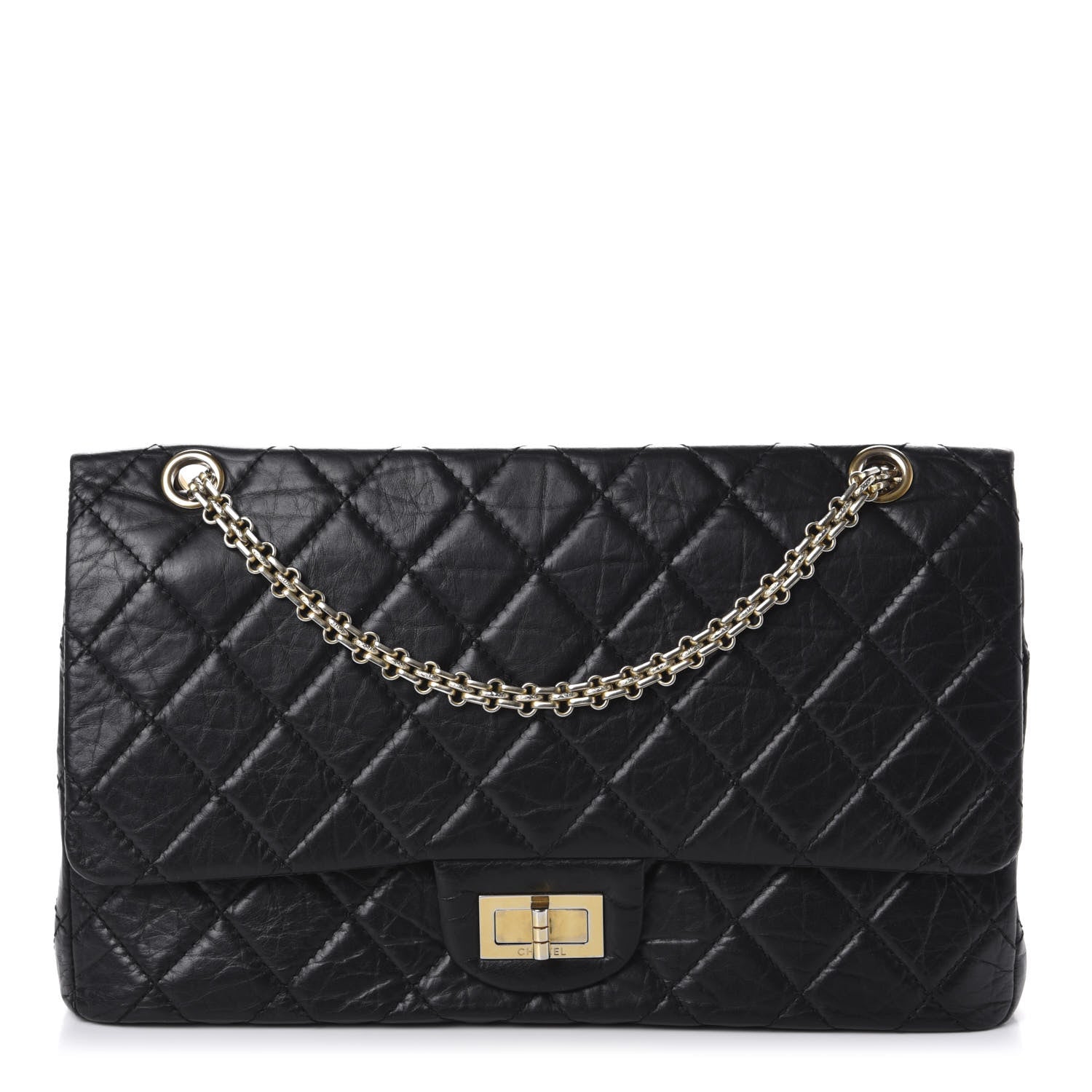 Chanel Aged Calfskin Quilted 2.55 Reissue 227 Flap Black 1 of 10