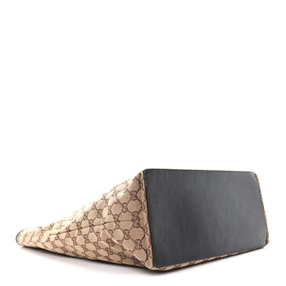 Gucci Monogram Large Bucket Tote Dark Brown 4 of 12