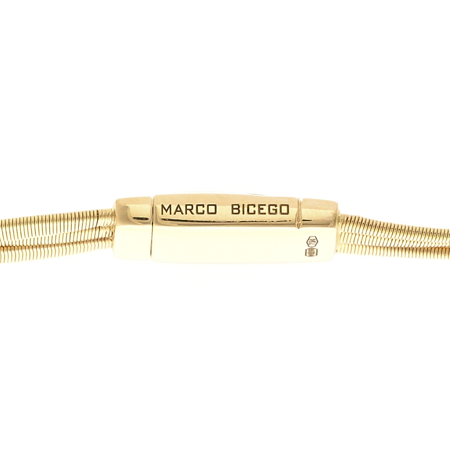 Marco Bicego 18K Yellow Gold Three Srand Coil Necklace 5 of 5