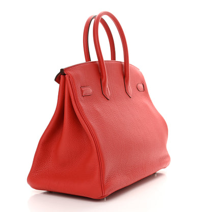 Hermes Togo Birkin 35 Geranium 3 of 13
