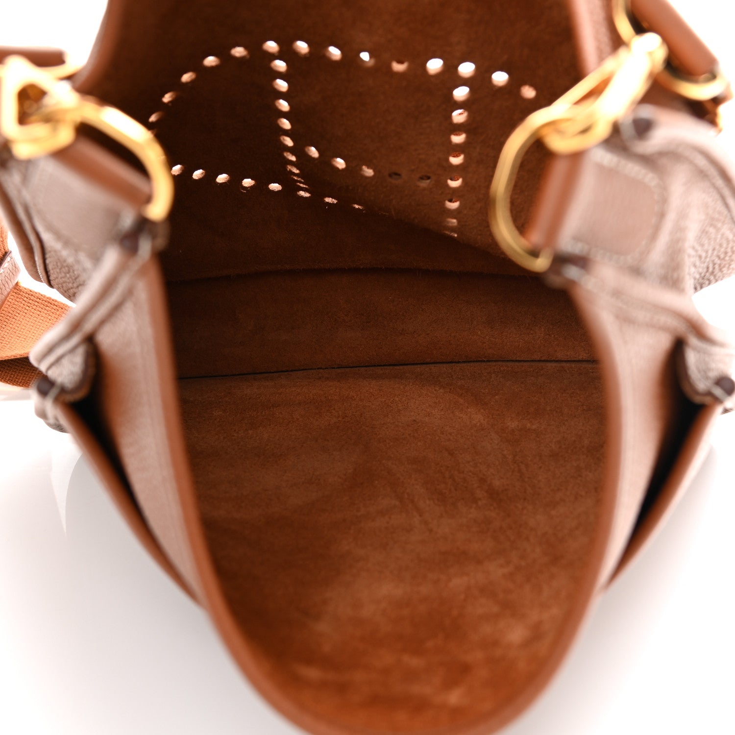 Hermes Taurillon Clemence Evelyne III PM Gold 4 of 10