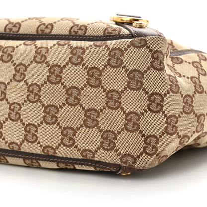 Gucci Monogram Small Gold D Ring Tote Brown 10 of 14