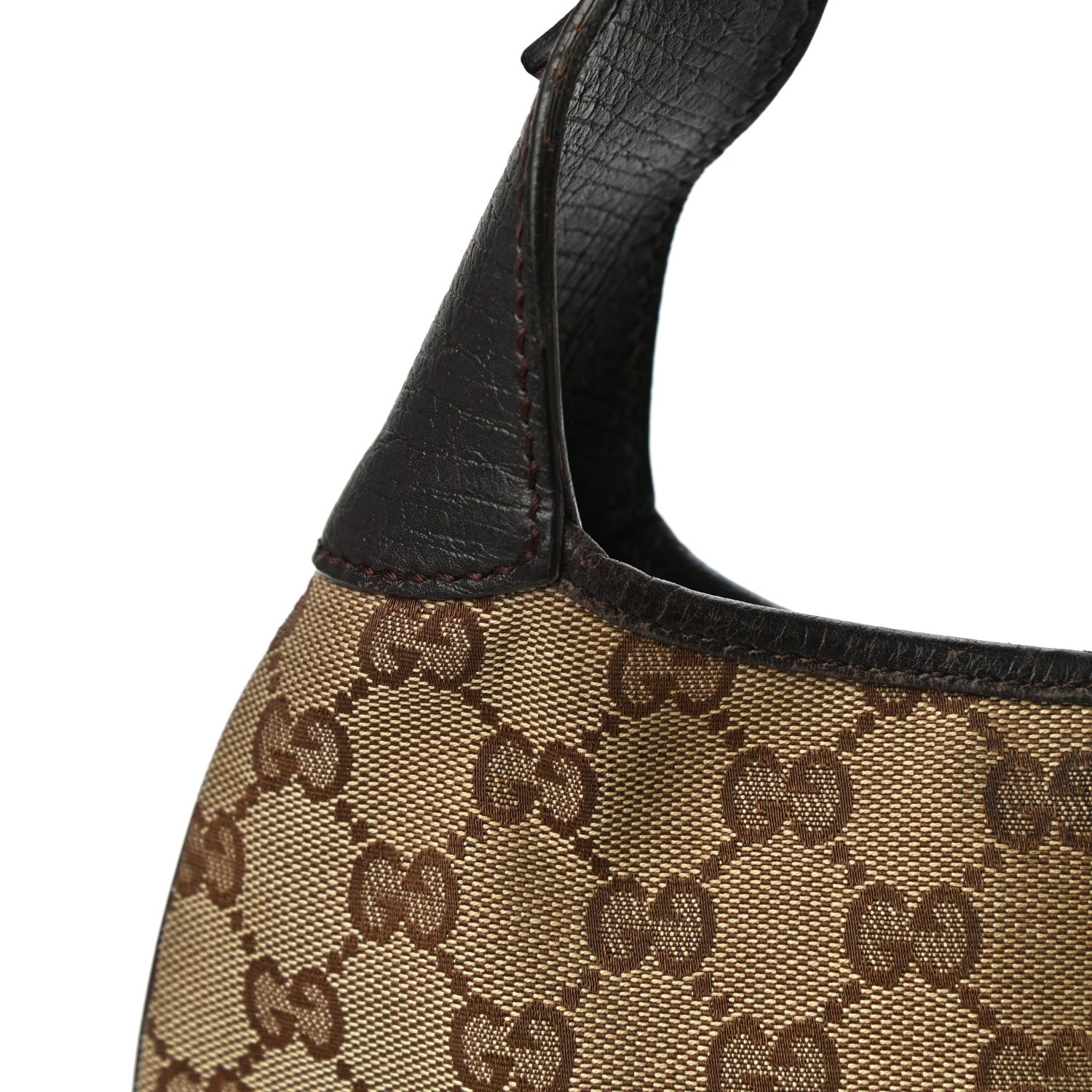 Gucci Monogram Web Jackie O Hobo Dark Brown 15 of 18