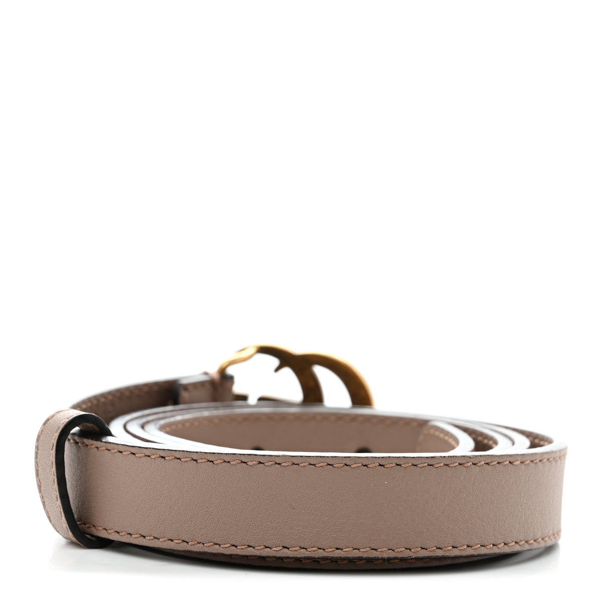 Authentic Gucci Porcelain Rose Calfskin Leather Double G Buckle Belt 85/34 Gucci Calfskin Double G 30mm 85 34 Belt Porcelain Rose  main image 2
