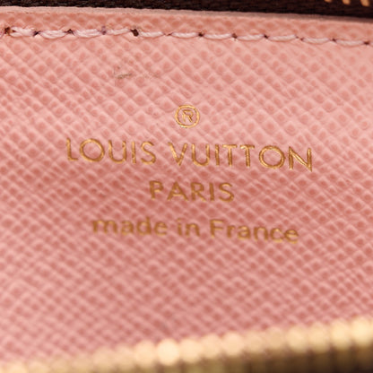 Louis Vuitton Damier Ebene Recto Verso Card Holder Rose Ballerine 6 of 9