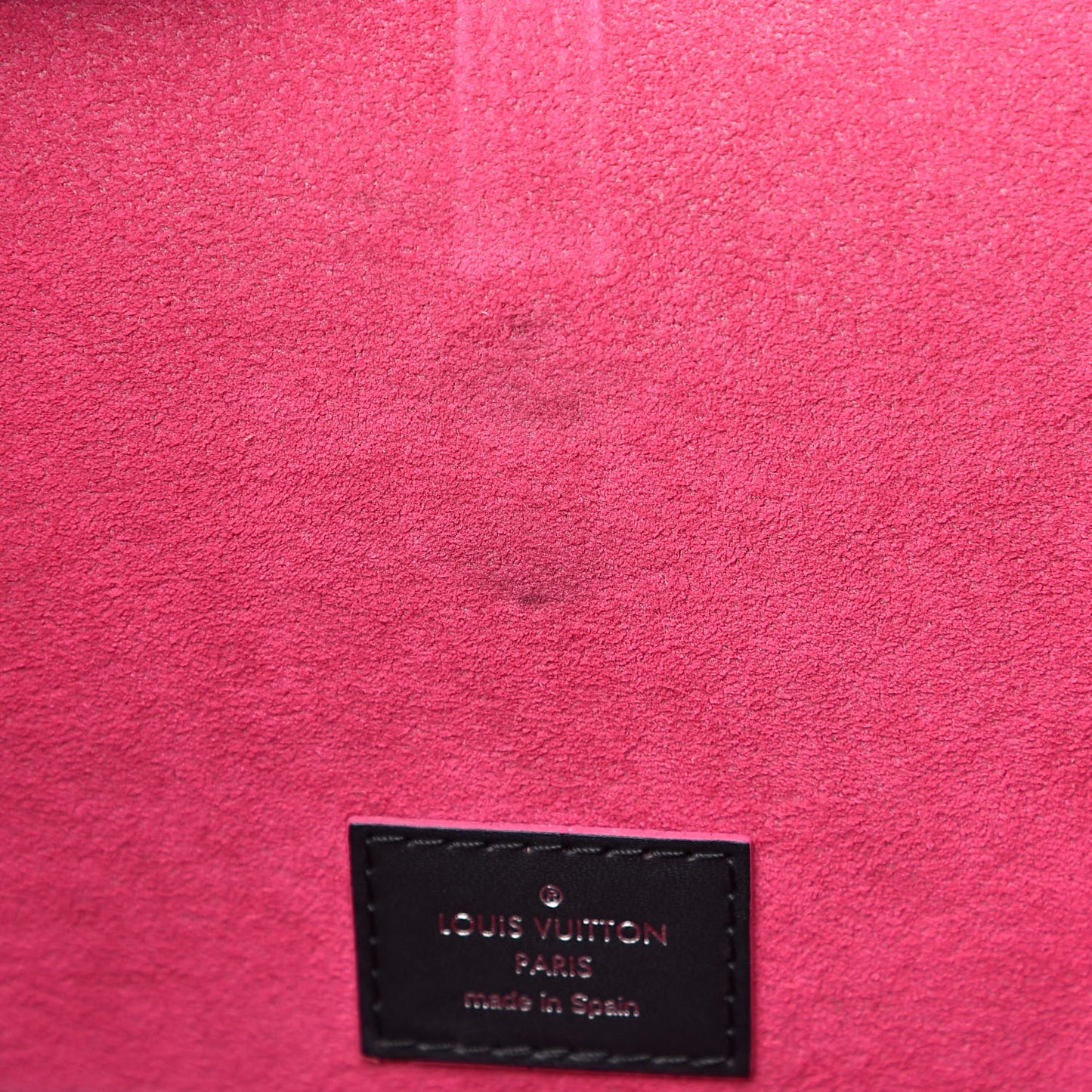 Epi Neverfull MM Black Hot Pink