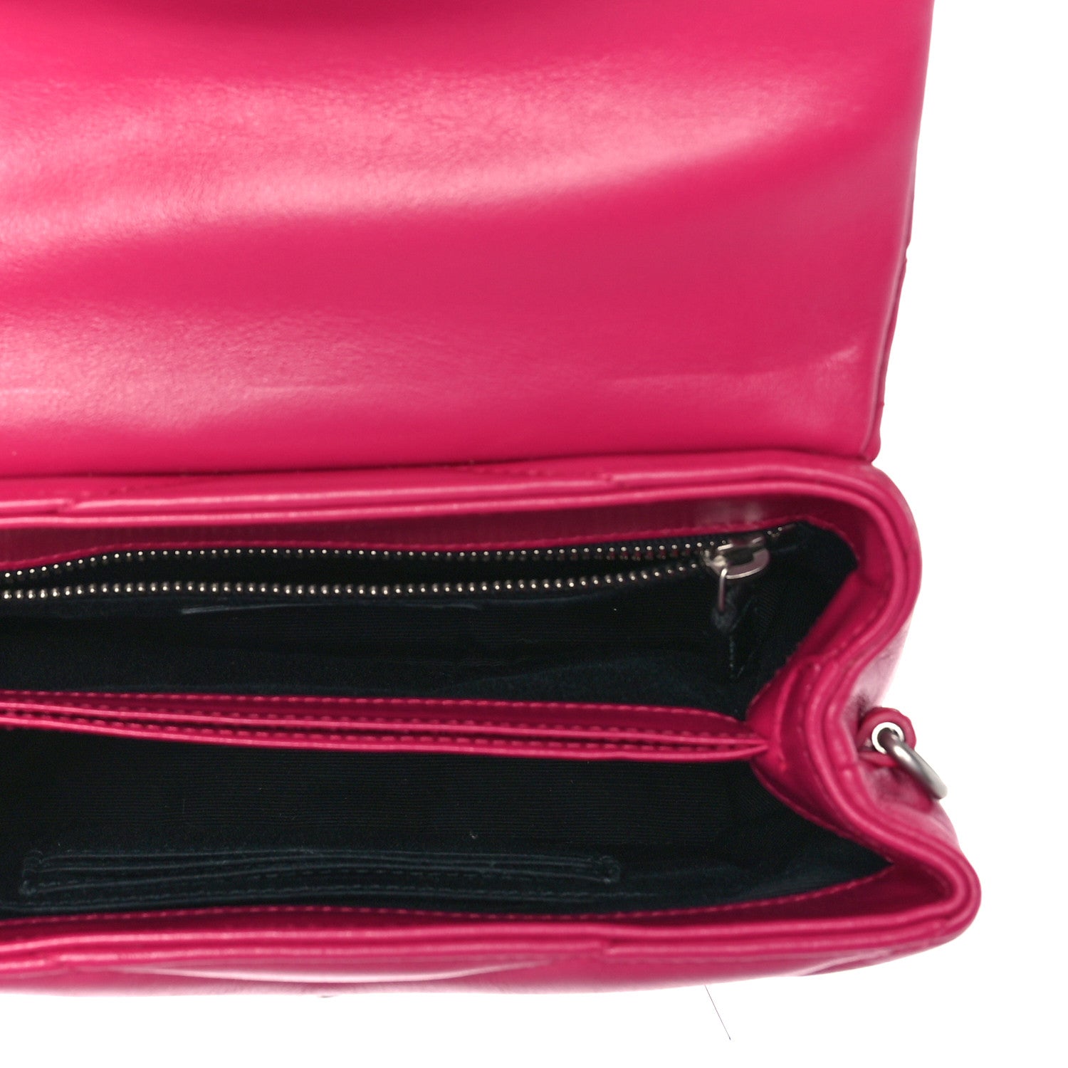 Saint Laurent Calfskin Y Quilted Monogram Toy Loulou Crossbody Bag Freesia 5 of 8