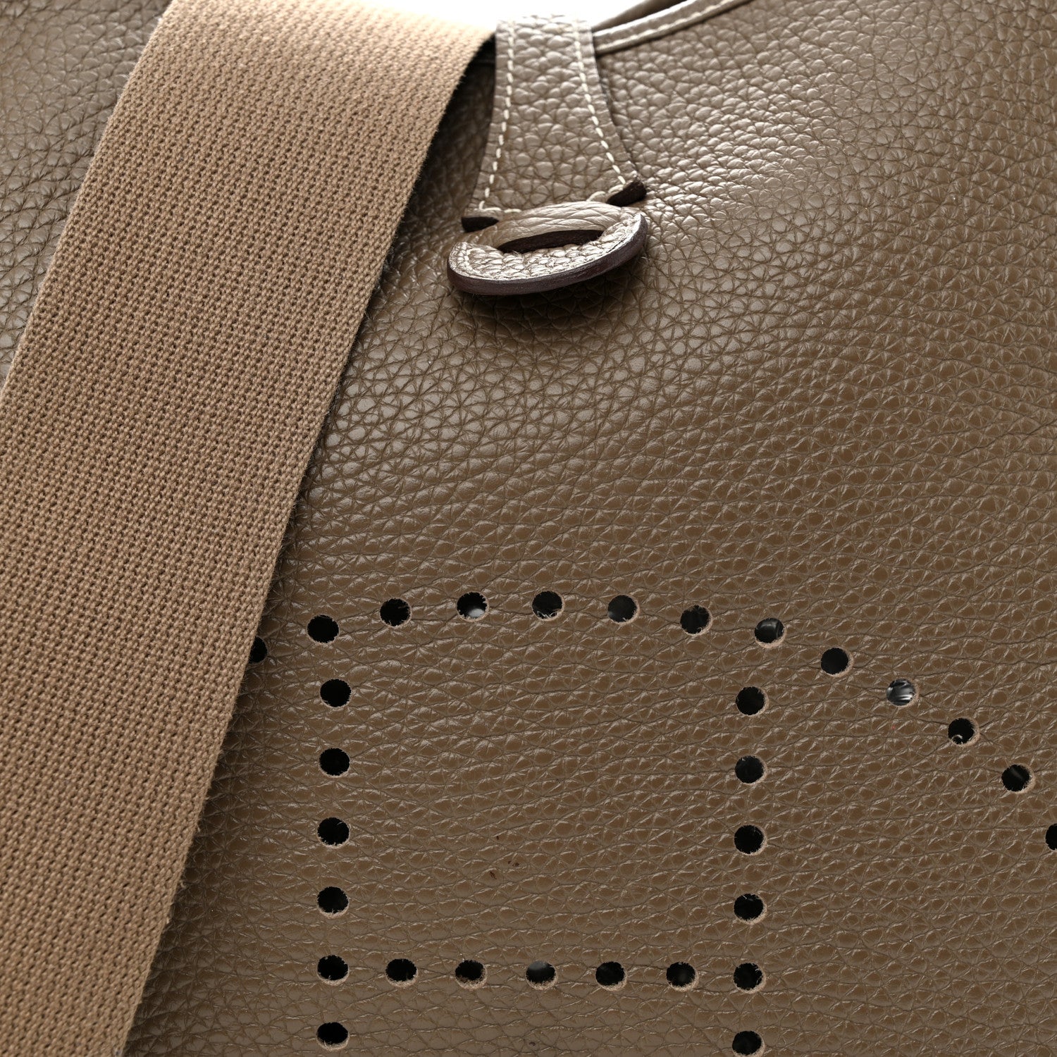 Hermes Taurillon Clemence Evelyne III PM Etoupe 8 of 11