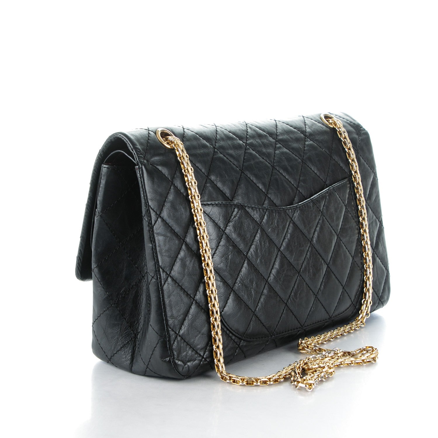 Chanel Aged Calfskin Quilted 2.55 Reissue 227 Flap Black 3 of 8