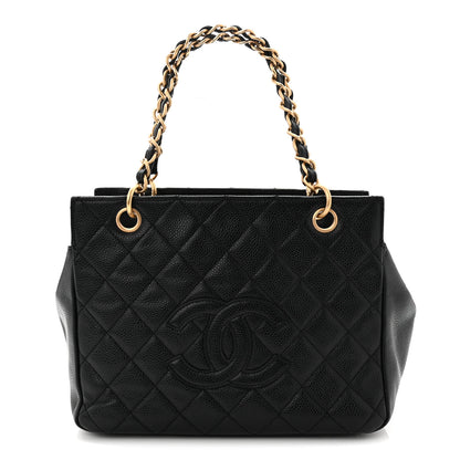Chanel Caviar Quilted Petit Timeless Tote PTT Black 1 of 21