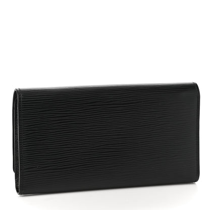 Louis Vuitton Epi Louise Wallet Black 3 of 10