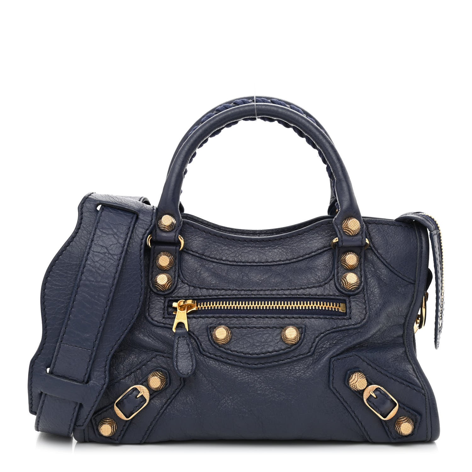 Balenciaga Agneau Giant 12 Gold Hardware Mini City Gris Chartreux 3 of 10
