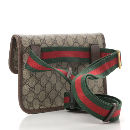 Gucci GG Supreme Monogram Neo Vintage Web Belt Bag Brown 3 of 10