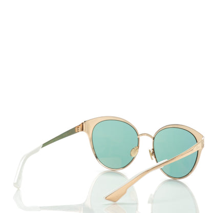 Christian Dior Metal Mirrored Unique Limited Edition Sunglasses Gold 3 of 7