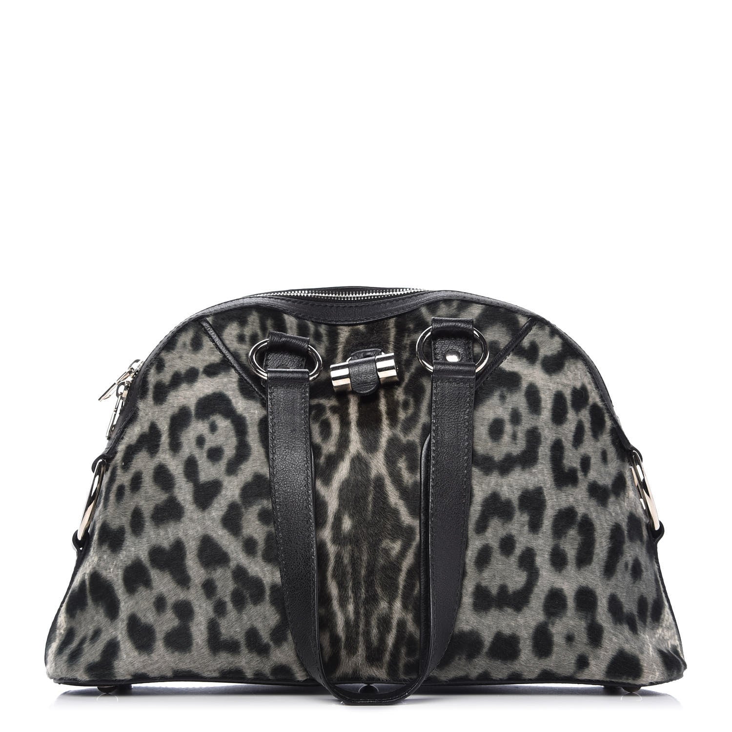 Saint Laurent Calf Hair Leopard Print Medium Muse Black 1 of 10