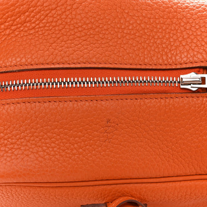 Hermes Taurillon Clemence Victoria II 35 Orange 12 of 13