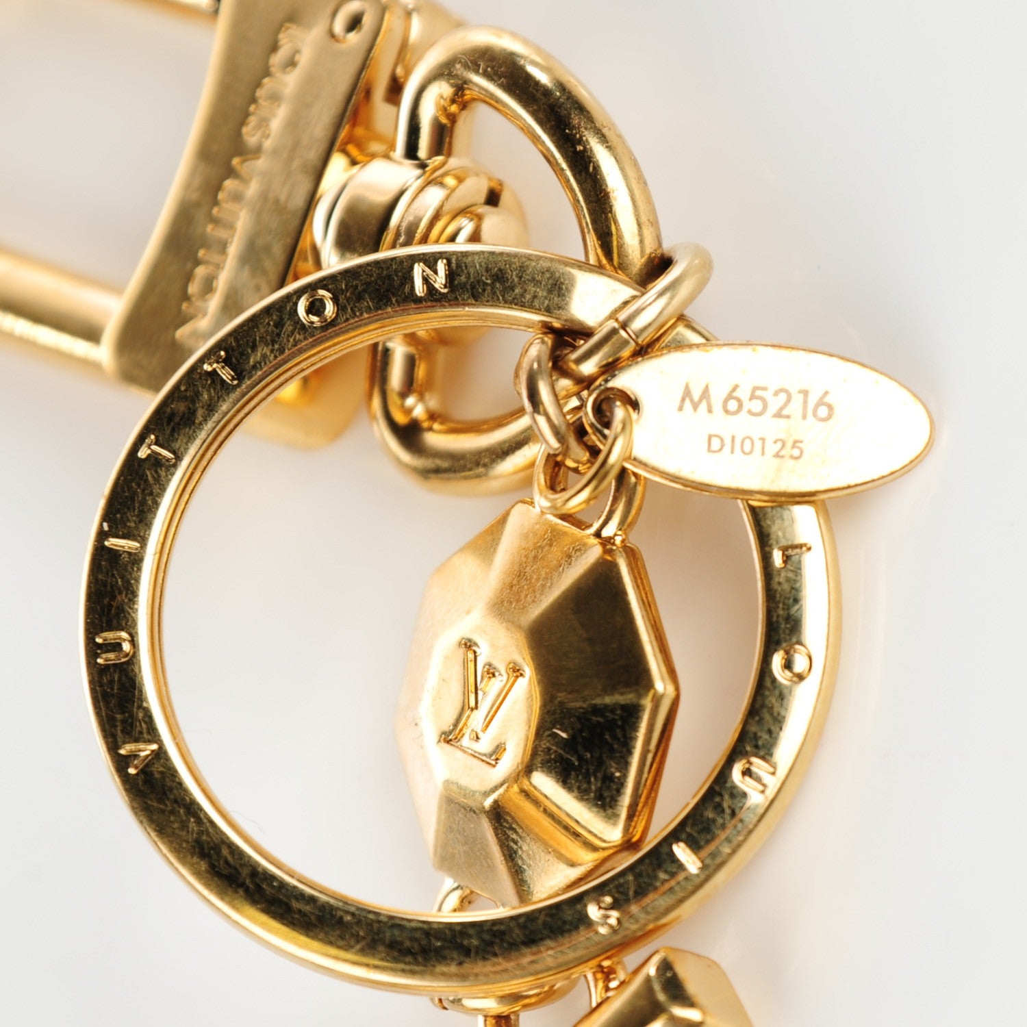 Louis Vuitton LV Facettes Key Holder Gold 3 of 5