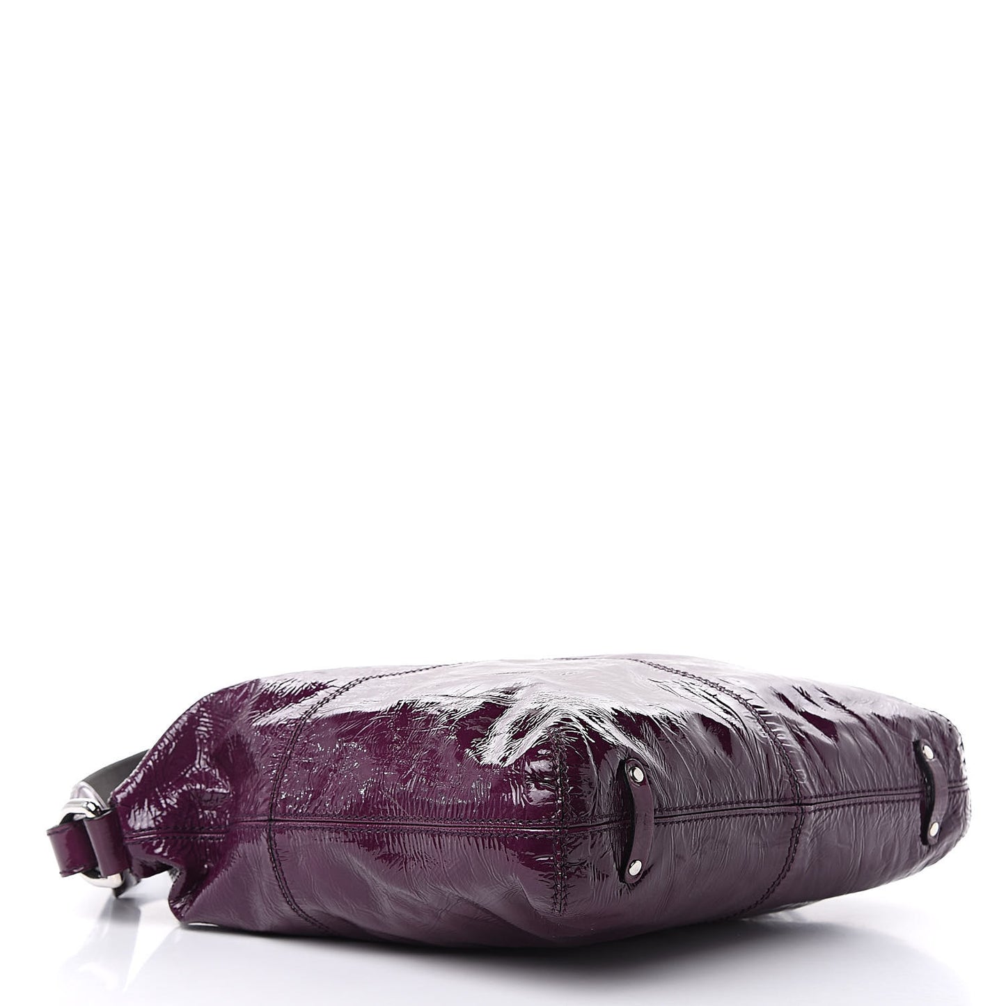 Crinkled Patent Calfskin Medium Nightingale Purple