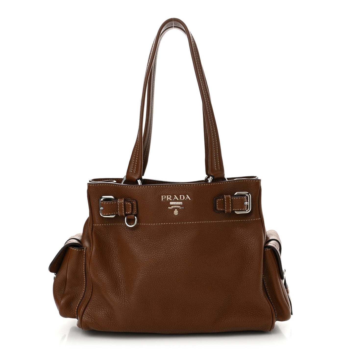 Vitello Daino Shoulder Bag Nocciolo