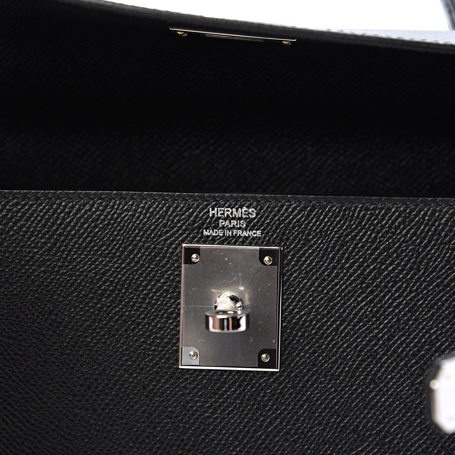 Hermes Epsom Kelly Sellier 28 Black 7 of 10