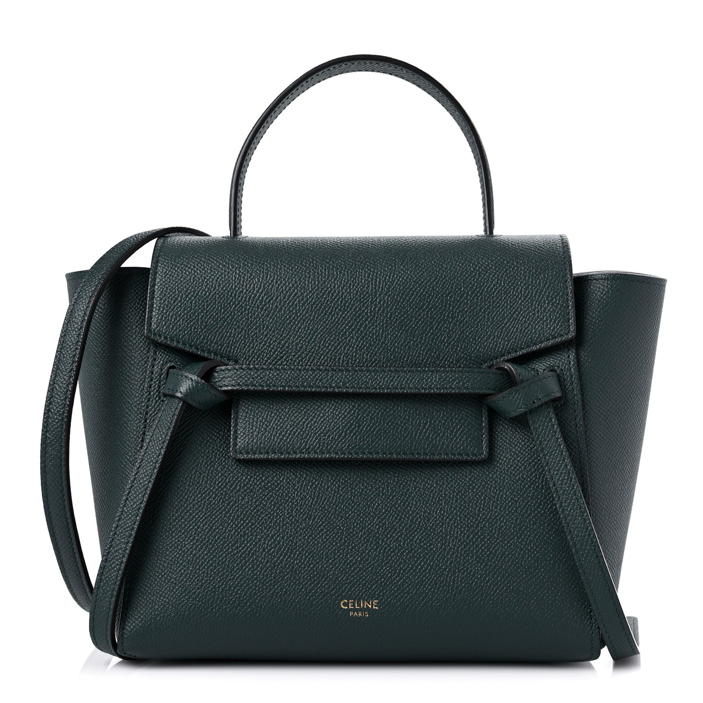 Grained Calfskin Nano Belt Bag Amazone