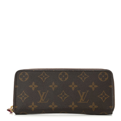 Louis Vuitton Monogram Clemence Wallet Fuchsia 1 of 8