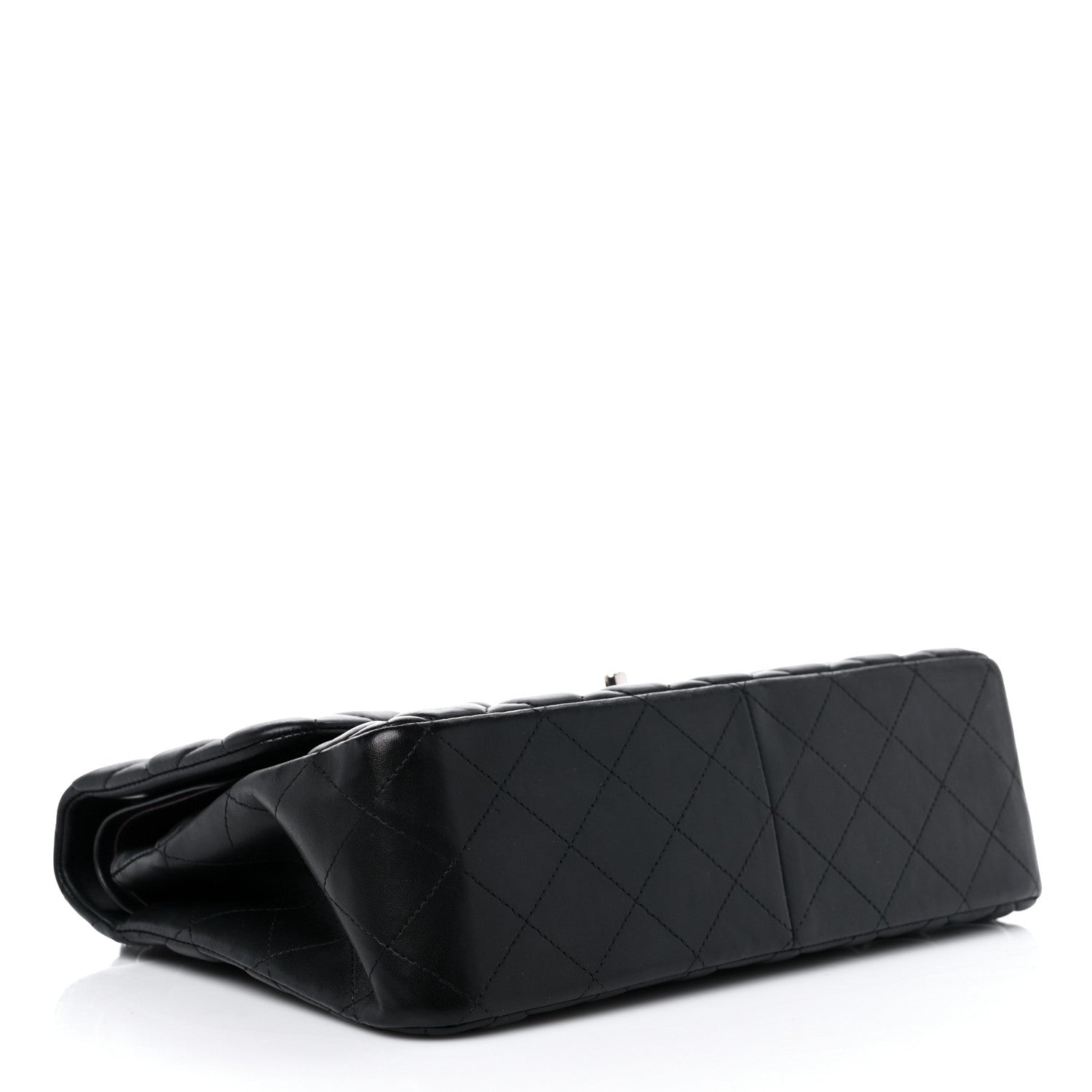Chanel Lambskin Quilted Jumbo Double Flap Black 4 of 11