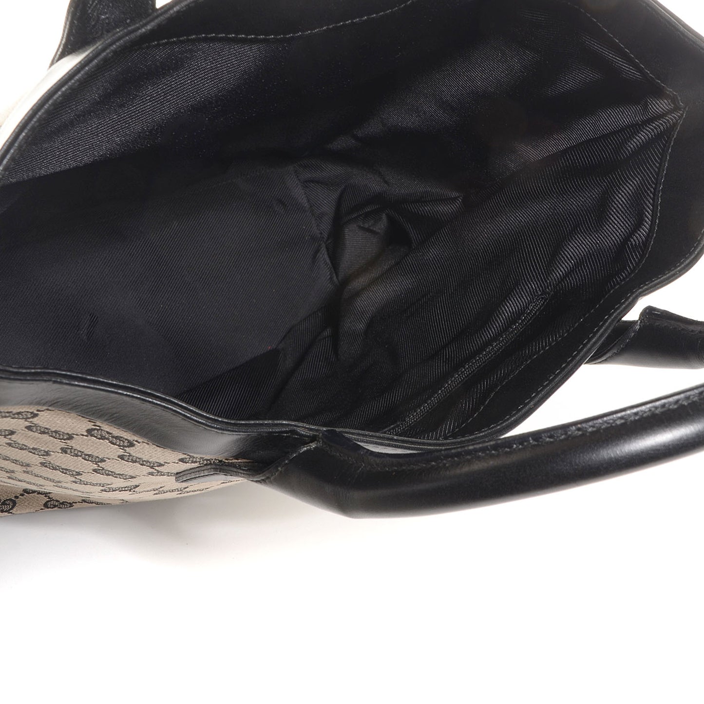 Monogram Canvas Tote Black